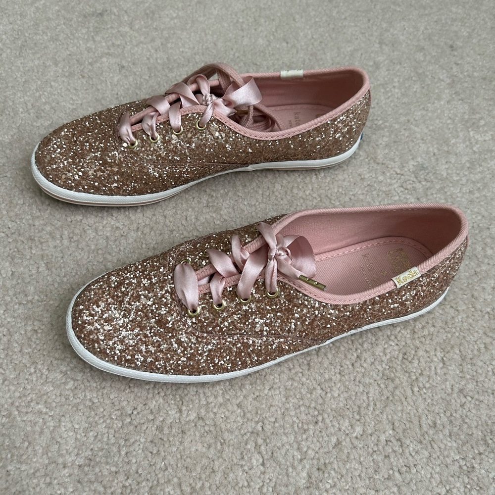 Keds Kate Spade glitter sneakers, size L 6.5. Worn once